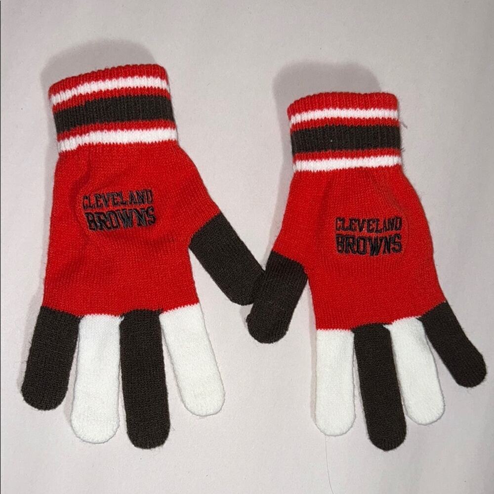 NFL Cleveland Browns knit gloves women’s size m/l